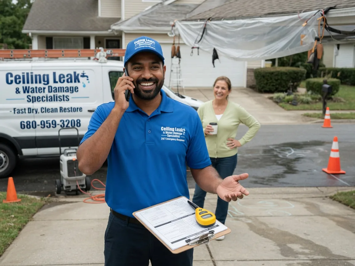 Ceiling Leak Cleanup Wallops Island, VA FAQs
